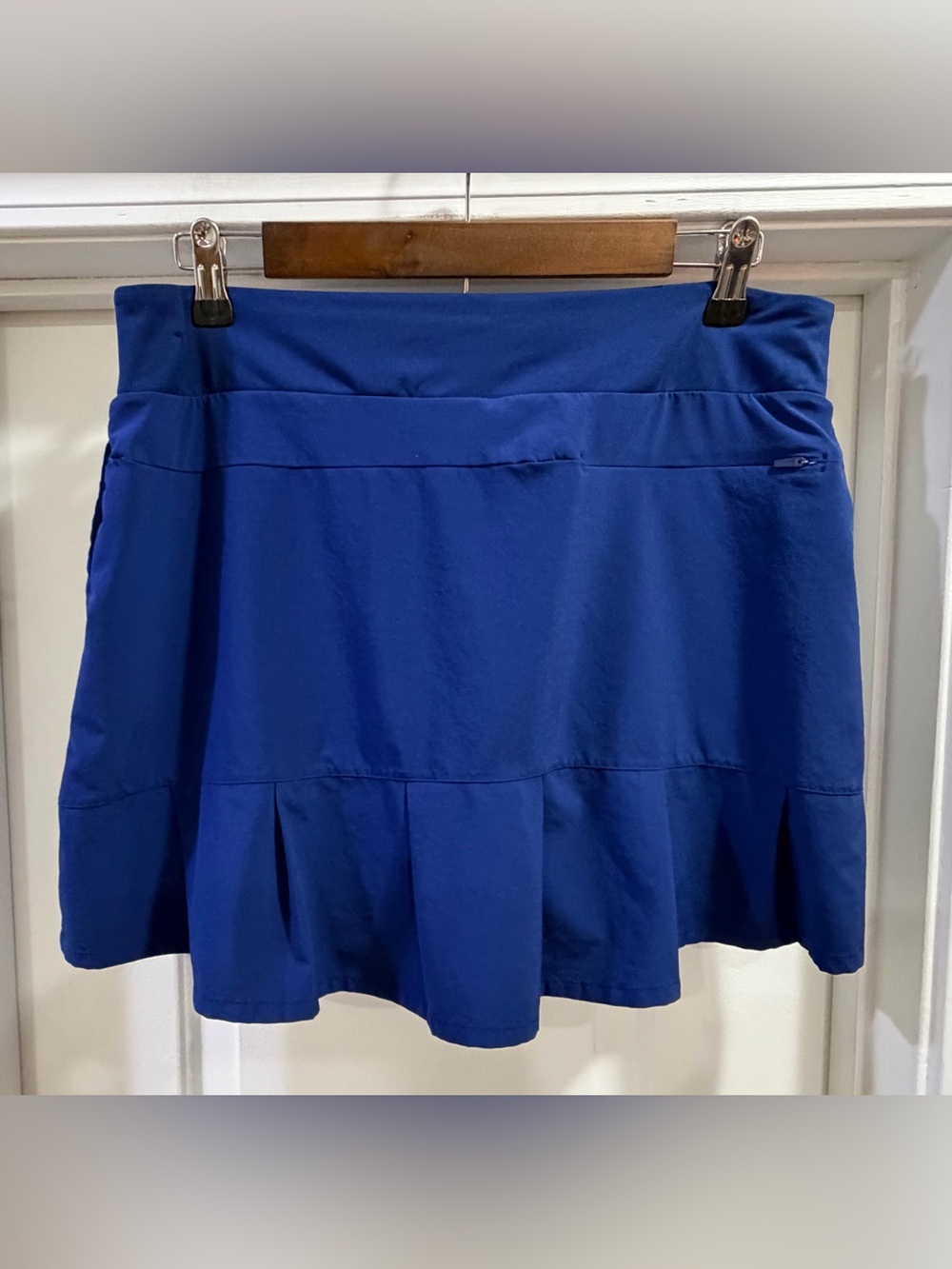 Nike Dri-Fit Skort Skirt Navy Blue Size Large Athletic Golf Tennis Pickleball - Picture 2 of 14